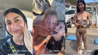 Kaitlyn Katsaros & Venom Evil – Beach day with Venom Evil her boyfriend and Dr Love