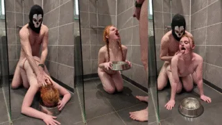 Pixie Bell (Petite Pixxxie) – redhead Pixie Bell gets golden shower by stranger