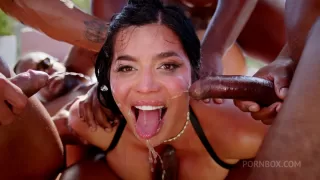 Sara Retali – Black Boys GANGBANG First Time PISSING On Me! DP On My Birthday
